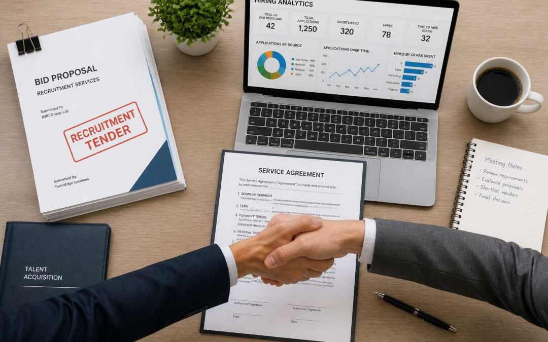 Master recruitment tenders with proven bidding strategies that win contracts.